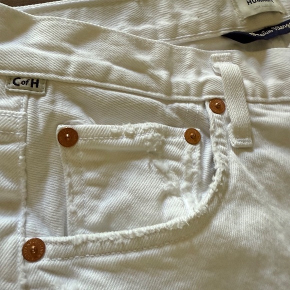 CITIZENS OF HUMANITY | Size 26 | Horseshoe Distressed Barrel-Leg Jeans - Picture 8 of 12